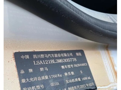 21年野马野马T70小型车
