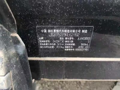 19年领克领克01小型车