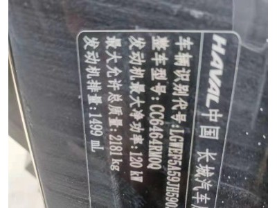 19年哈弗哈弗M6小型车