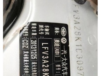 13年奥迪奥迪A4小型车