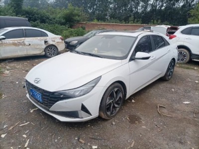 21年现代伊兰特小型车