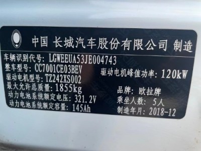 19年欧拉欧拉R1小型车