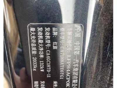 19年红旗红旗H5小型车