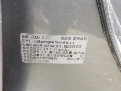11年奥迪奥迪Q7小型车