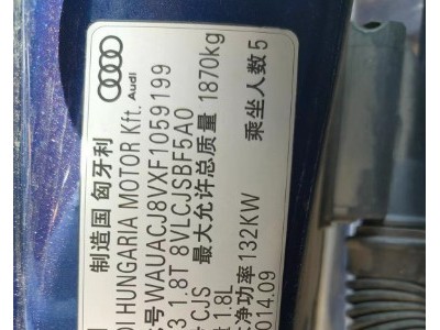 15年奥迪奥迪A3中型车