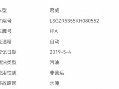 19年别克君威小型车