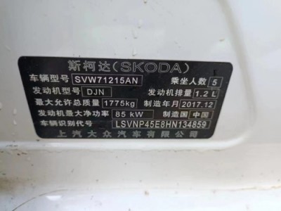 18年斯柯达明锐中型车