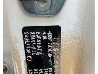 21年广汽传祺影豹小型车