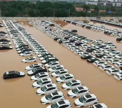 静态水淹车