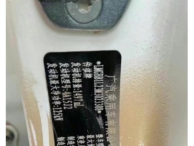 21年广汽传祺影豹小型车