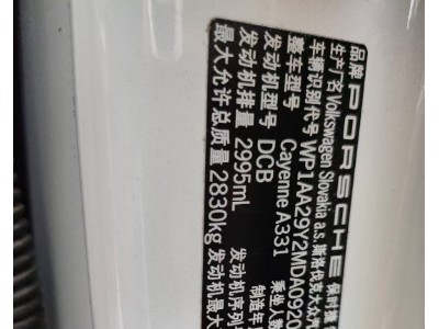 21年保时捷保时捷Cayenne跑车