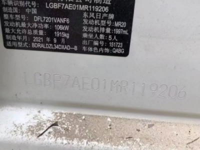 21年日产天籁小型车