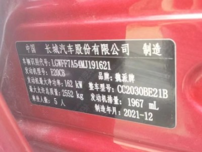 22年长城坦克300SUV