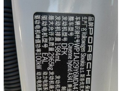 21年保时捷保时捷CayenneSUV