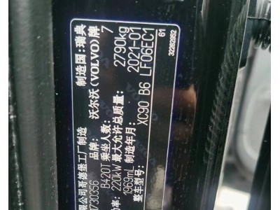 21年沃尔沃沃尔沃XC90SUV