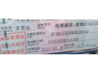 21年奔驰奔驰S级小型车