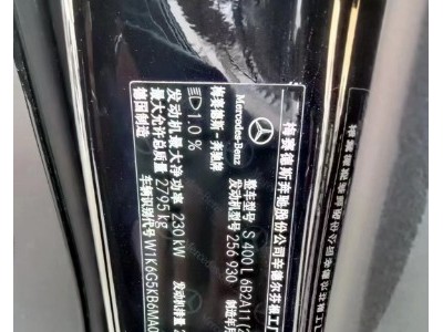21年奔驰奔驰S级小型车