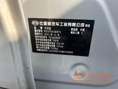21年比亚迪海豚中型车