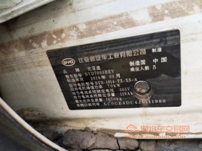 18年比亚迪元EVSUV
