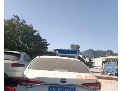 22年丰田卡罗拉中型车