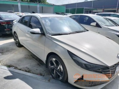 22年现代伊兰特中型车